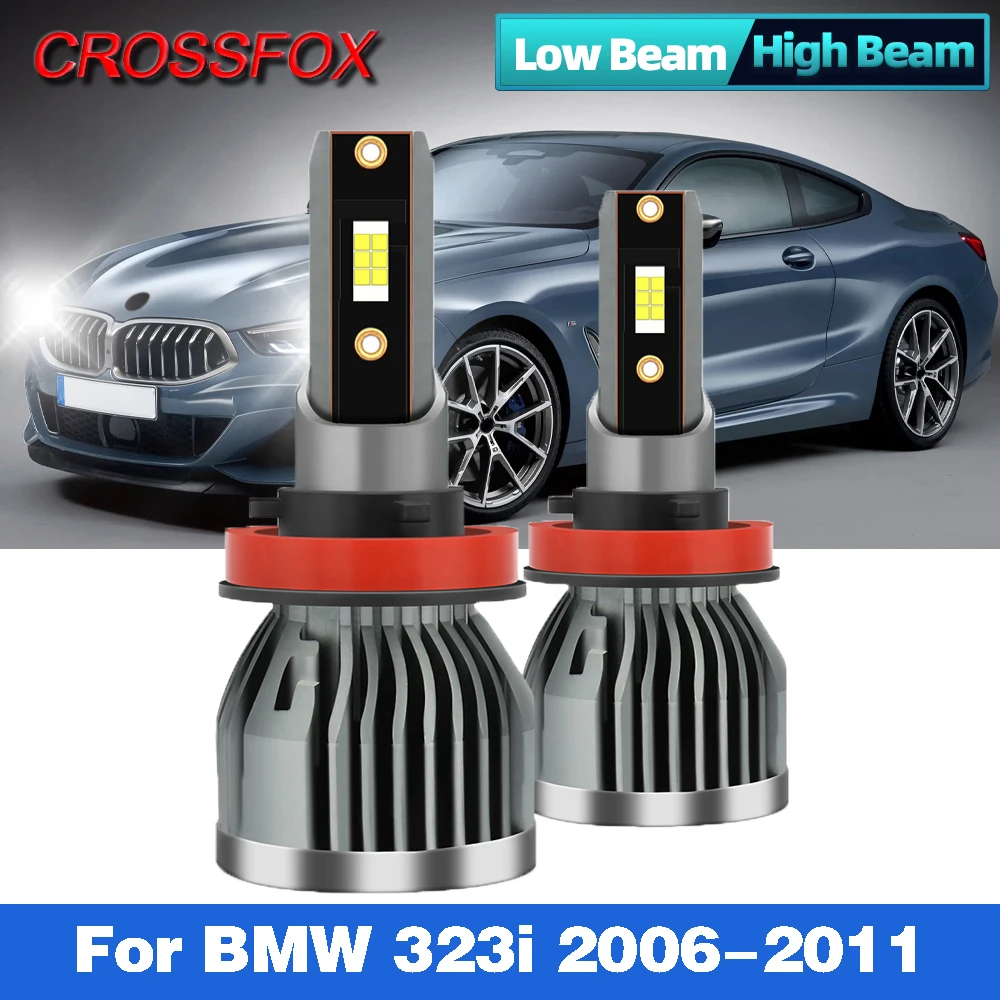 

2Pcs H7 LED Car Headlight Bulbs No Error Auto Light HeadLamps CSP Chip Lamp Canbus Car Light 12V For BMW 323i 2006-2011