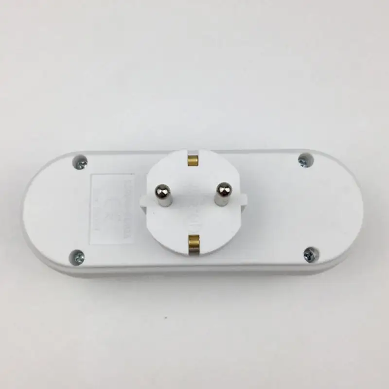 

16a 250v Power Conversion Smart Home 3500w Portable Eu De Plug Converter 1 Out 3 Wall Socket Suitable For Travel And Home