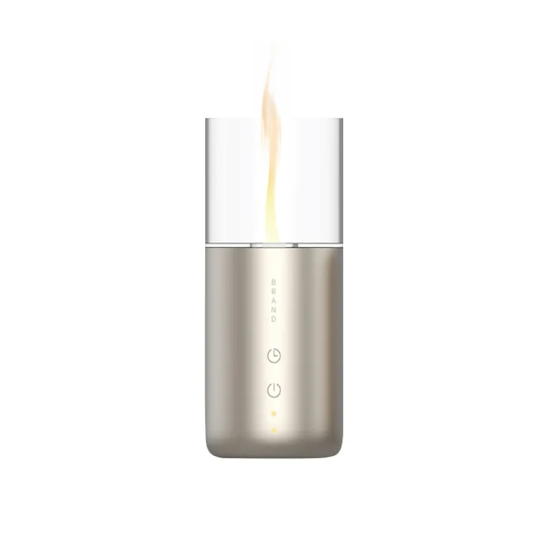 

2023 New USB Cold Mist Manufacturing Mini Air Humidifier Aromatherapy Fire Night Light Essential Oil Aromatherapy Flame Diffuser