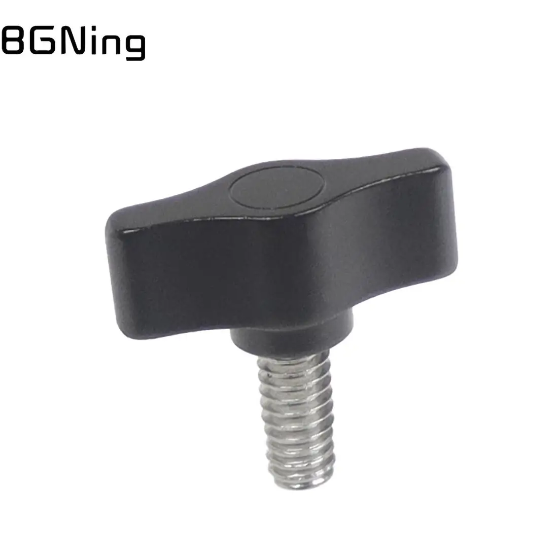 

BGNing Aluminum Alloy T-handle Thumb Screws Stainless Steel 304 Black 1/4 Hand Tighten Knob Bolts for Gopro Action SLR Cameras