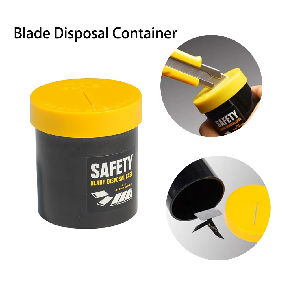 

Professional Waste Blade Disposal Container for Snap Off Art Knife Vinyl Wrap Film Sticker Cutter Trash Blade Can Storage Box