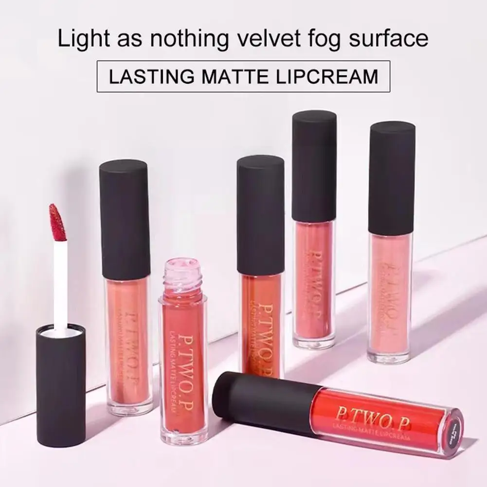 

9 Colors Liquid Lipstick Matte Lip Gloss Cosmetic Lightweight Lasting Lips Long Drop Shipping Waterproof Makeup Glaze M3J6