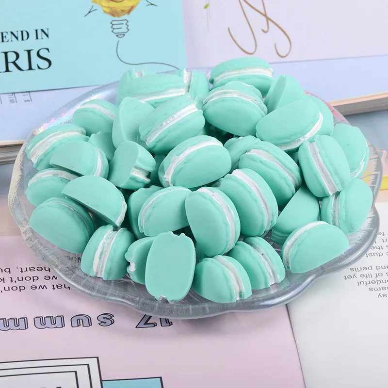 

10 шт. макарун Смола половина торта серии Кабошоны Craft поставки миниатюрных аксессуаров строгальные фотообои DIY