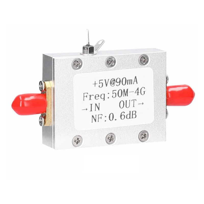 

Low Noise RF Amplifier Module Metal RF Amplifier Module Ham Radio Board LNA 50M-4Ghz NF=0.6DB