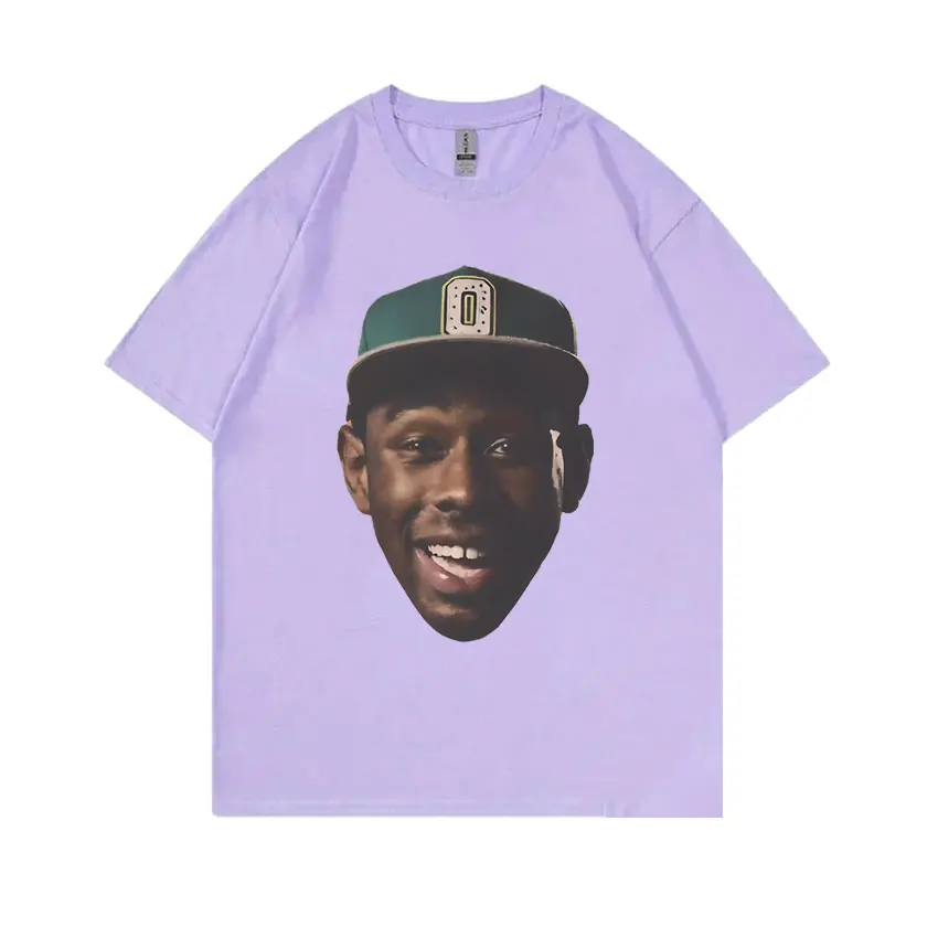 Famous Tyler The Creator Chromakopia Face Graphic T-shirts Men Women Fashion Hip Hop T Shirt Tops Male Cotton Oversized Shirts