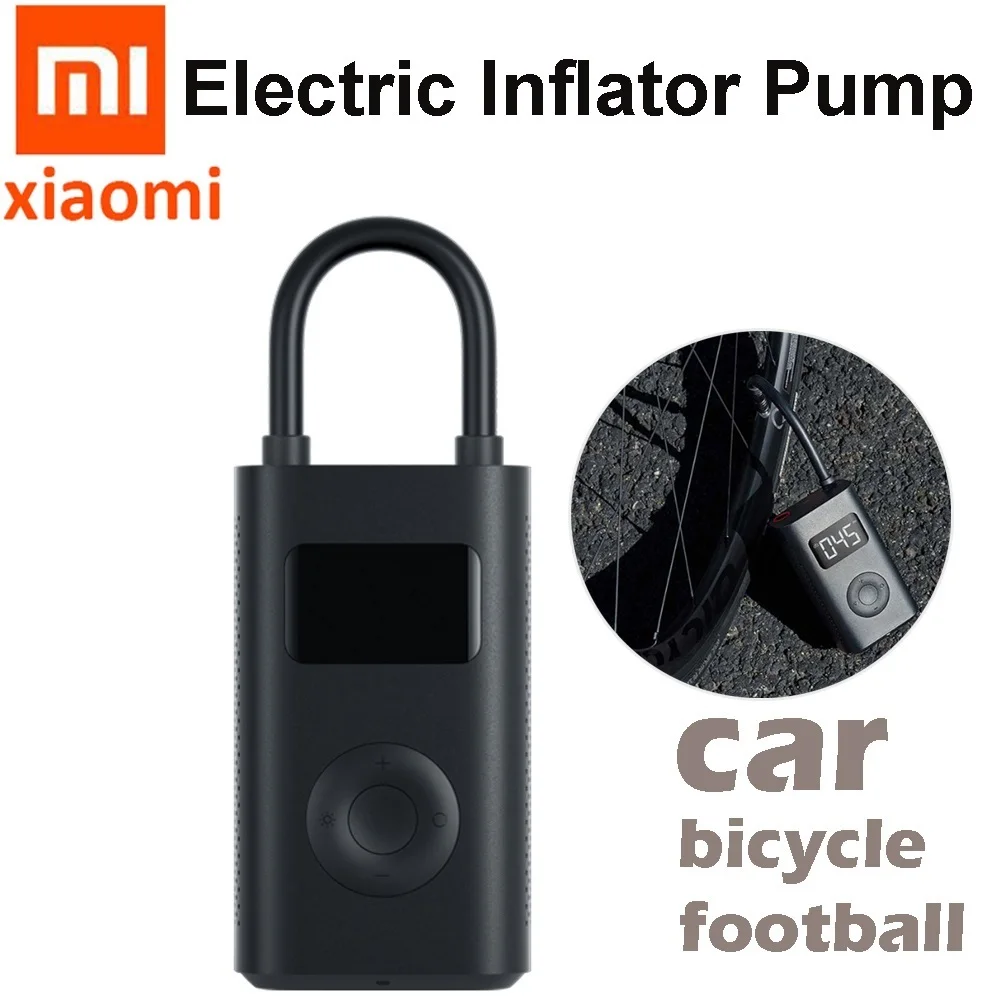 

Original Xiaomi Mijia Portable Smart Digital Tire Pressure Detection Electric Inflator Pump for Bike Motorcycle Car Football