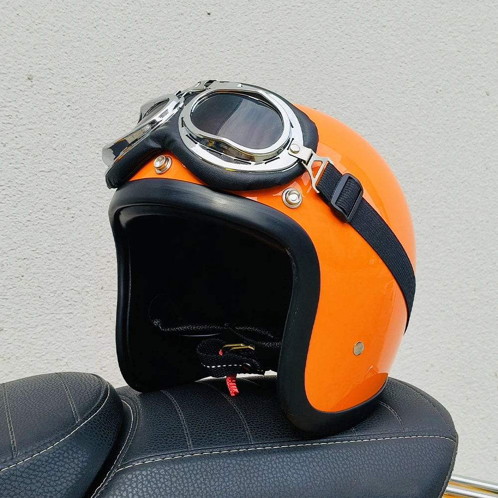 TT &amp CO COCASCOS Four Seasons винтажный безопасный открытый мотоциклетный шлем 3/4 круизный в