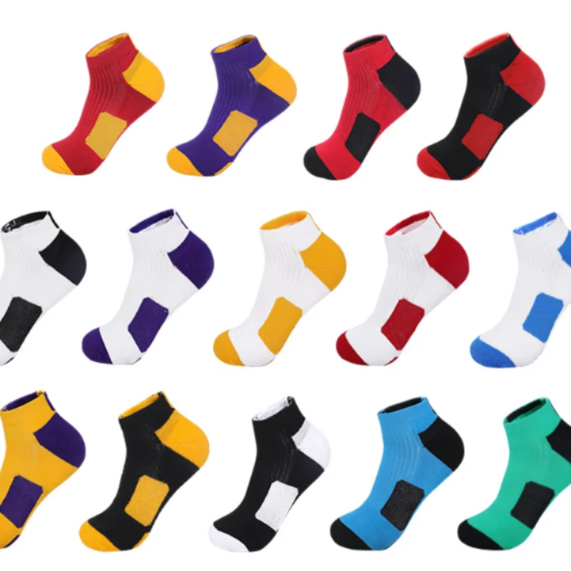 

Men Woman Sports Socks Unisex Solid Low Tube Boy Girl Crew Socks Novelty Cute Socks