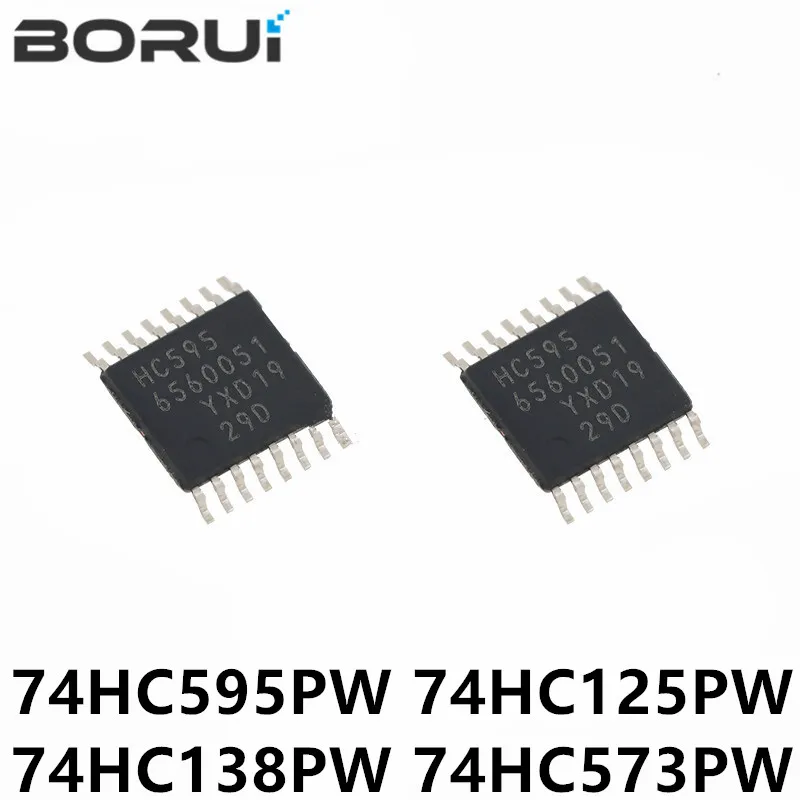 (10 шт.) 100% новый 74HC595PW 74HC595 HC595 TSSOP16 74HC125PW HC125 TSSOP-14 74HC138PW HC138 74hc573hcpw 573 TSSOP-20 чипсет
