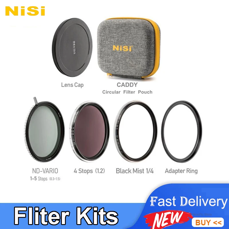 

NiSi Swift System Регулируемая лампа 5-9 1-9 Black Mist UV Fliter Kits 67 мм 72 мм 77 мм 82 мм 95 мм