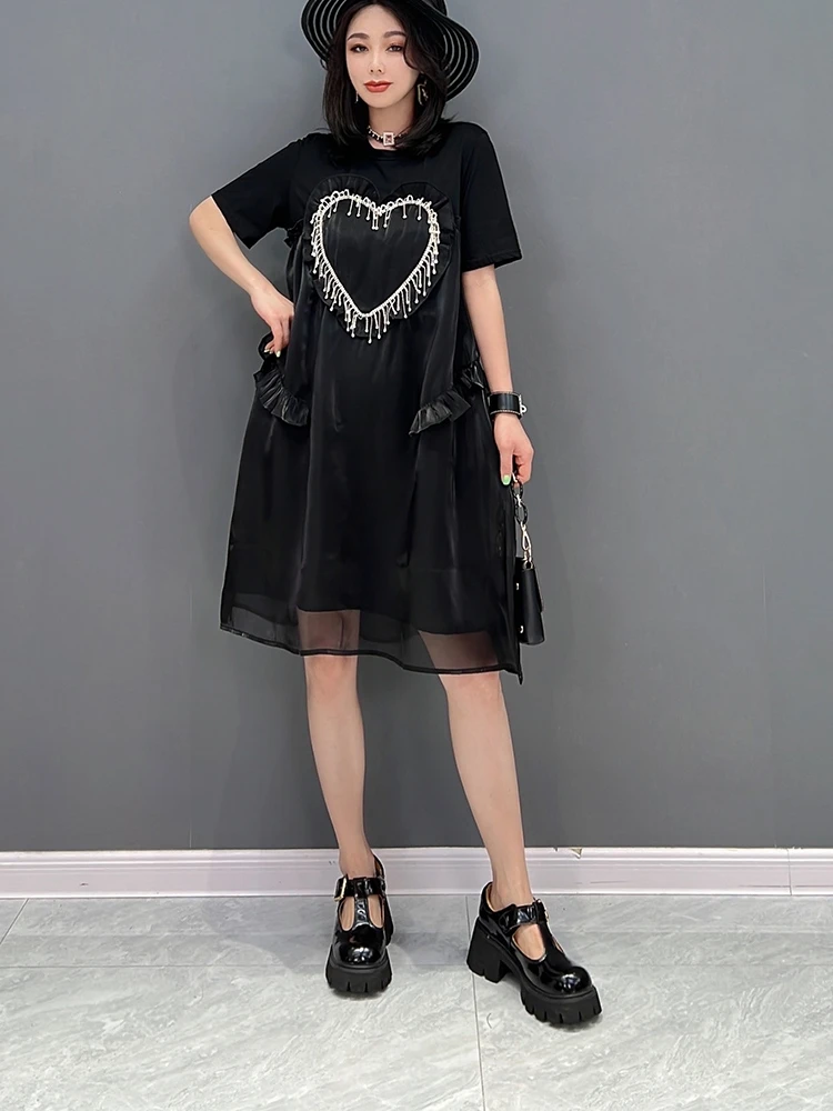 

EVLOOKS Europe 2022 Autumn New Fashion Dress Korean Version Loose Slim Slim Women's Dress