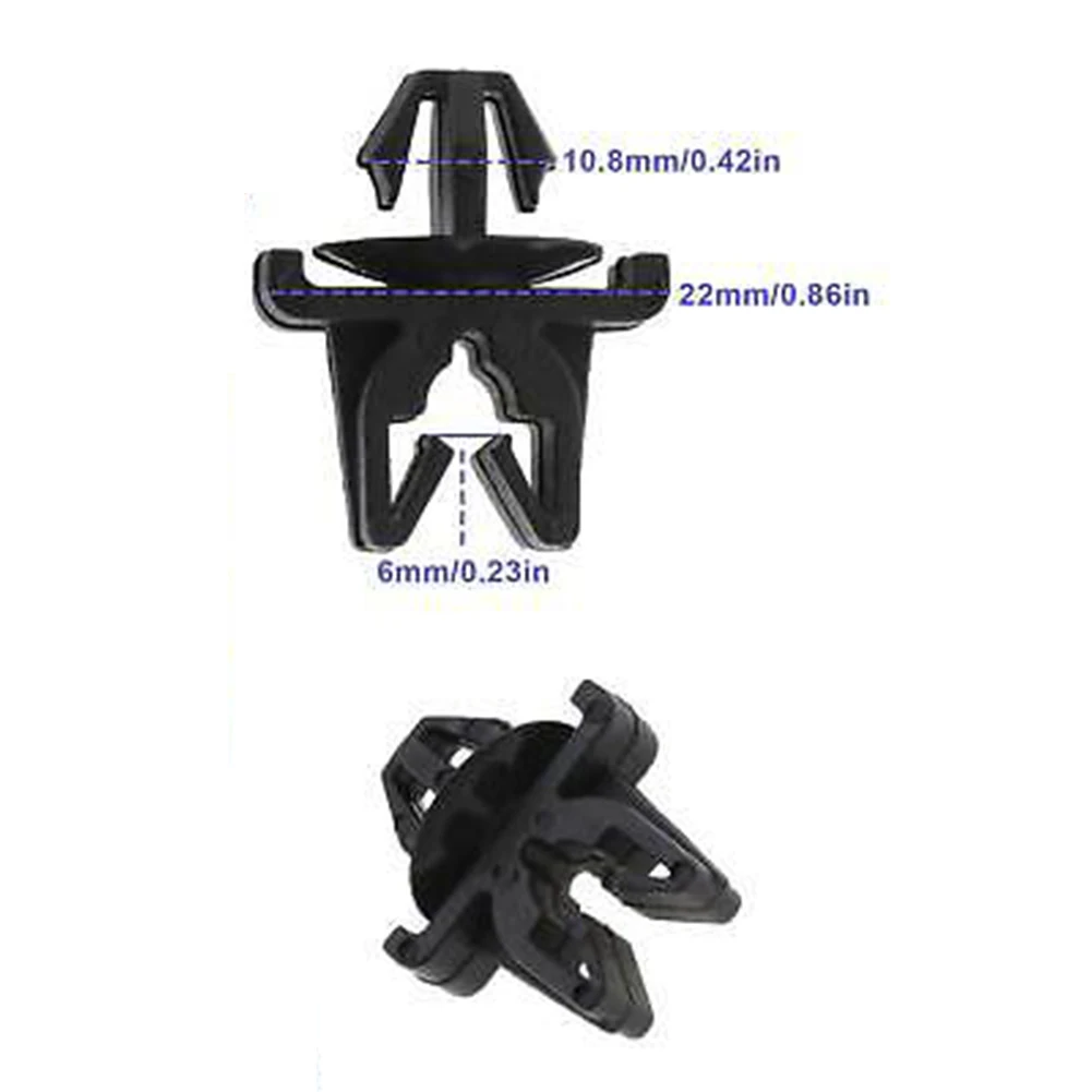 

Useful High Quality New Practical Durable RVs Motorcycle Clamp Harneess Automotive Black Brake Line 50pcs Auto