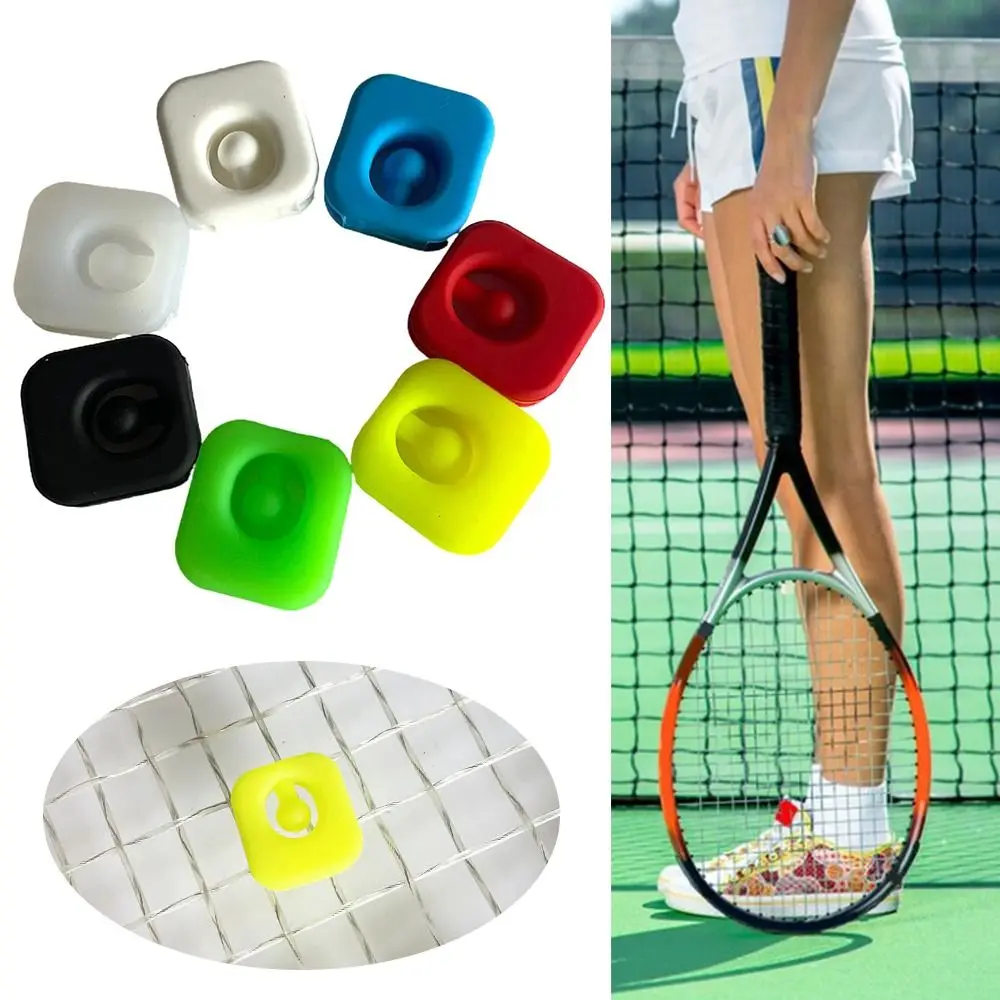 

Sport Supplies Elbow Protection Silicone Damper Tennis Racket Shockproof Racquet Shock Absorber Square Pendulum