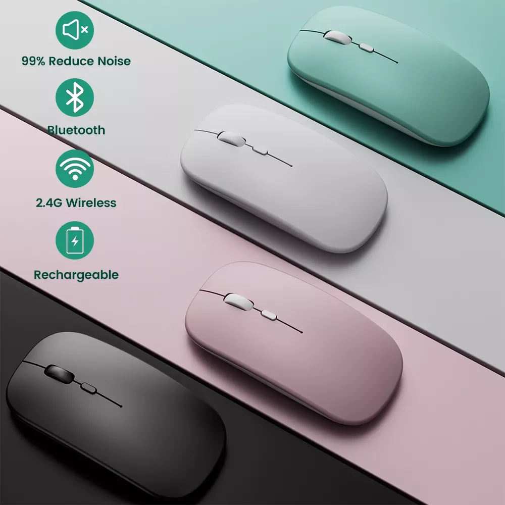 

Mouse Bluetooth mouse Rechargeable Computer Mice Ergonomic Silent Usb Optical Mause Gamer for Laptop Accessories Pc