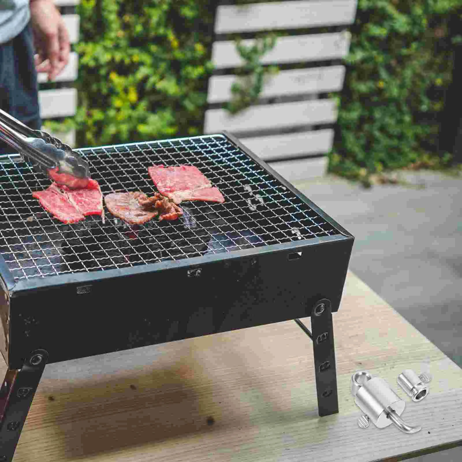 Аксессуары для барбекю весы гриля гриль серебро нержавеющая сталь