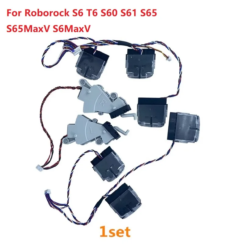 

Противоударный + датчик препятствий и скалы для Roborock S6 T6 S60 S61 S65 T60 T61 T65 S65MaxV S6MaxV, запчасти для робота-пылесоса