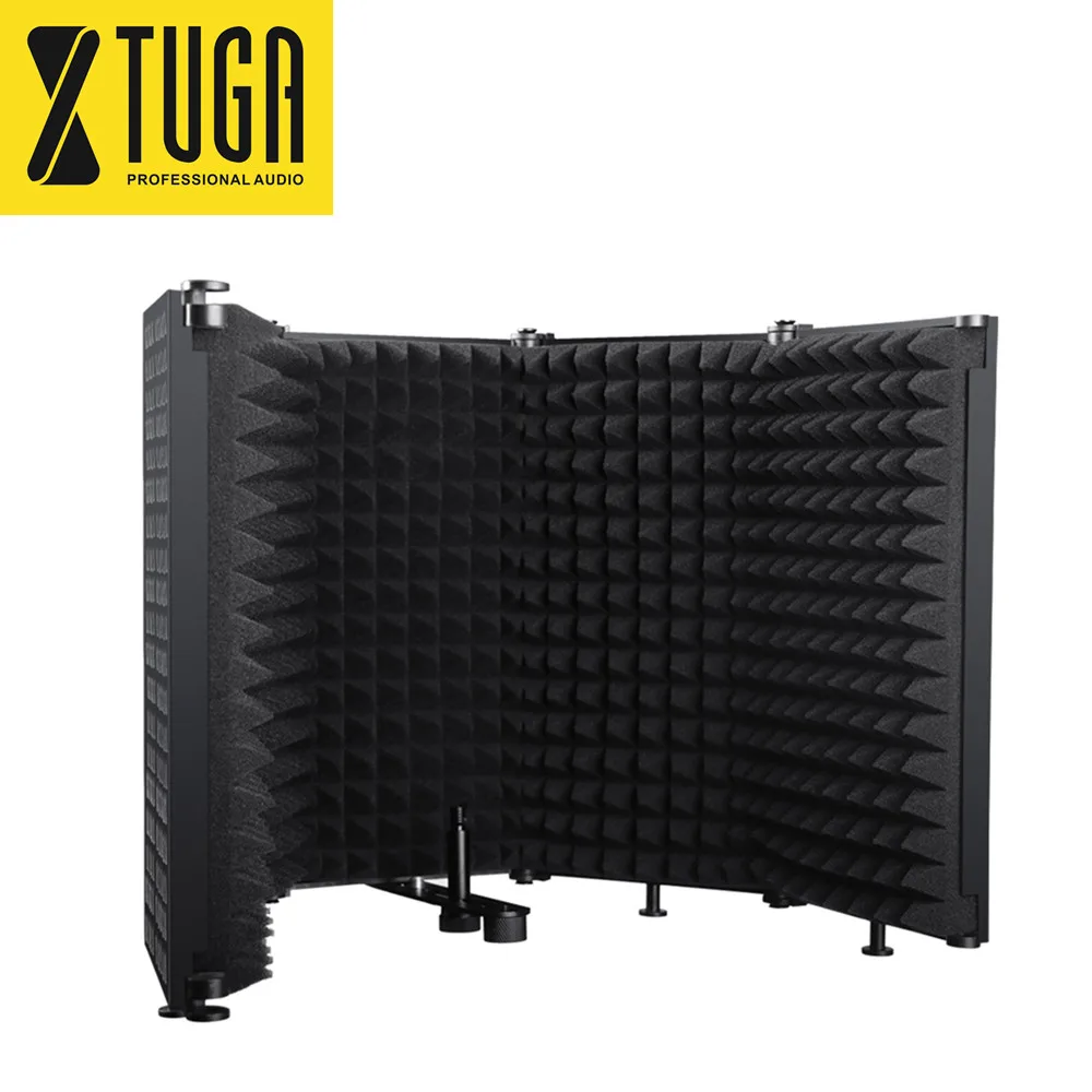 

High quality studio microphone sound isolation shield recording reflexion filter