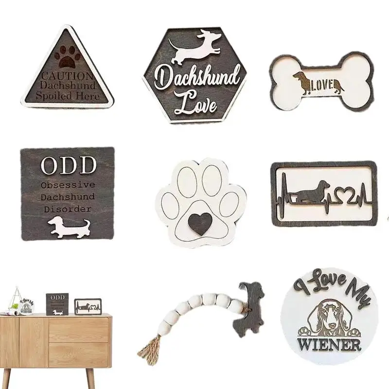 

Деревянная подставка в виде кости собачьей лапы, 8 шт.