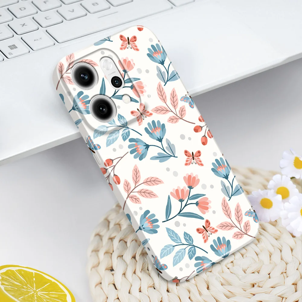 Фото Чехол для телефона с красочными цветами для OPPO Reno 14 14F 13 13F 12 12F 11 11F 10 8 8Z 8T 7 7Z Pro 4G 5G, жесткий чехол-накладка №3