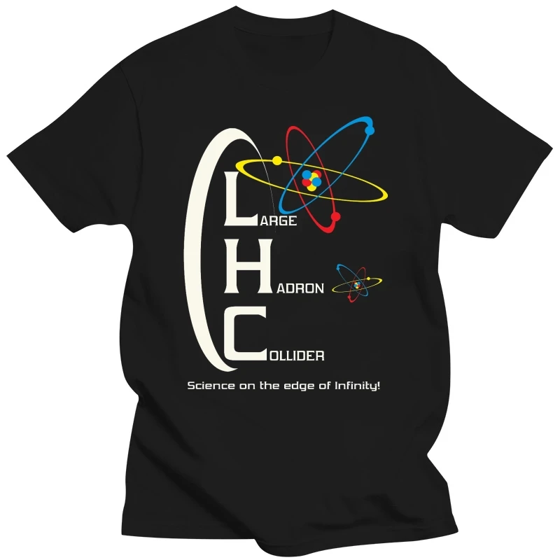 ФУТБОЛКА THE LHC Футболка cern lhc fermilab higgs boson geek nerd наука физика фейнман