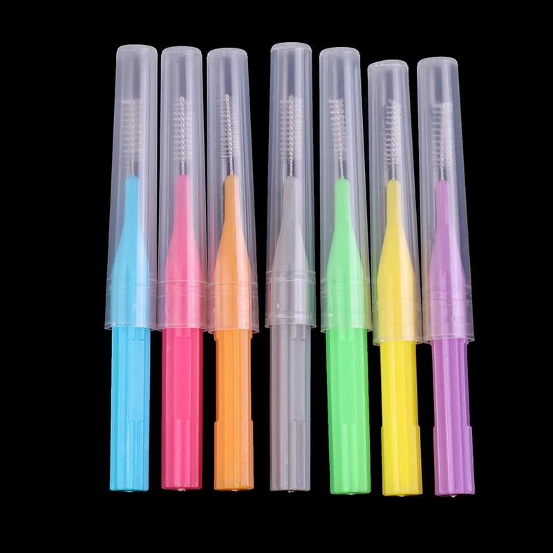 

10Pcs Interdental Brushes Health Care Tooth Interdental Cleaners Orthodontic Dental Teeth Brush Oral Hygiene Tool