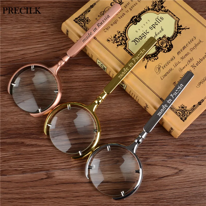 

8X металлическая Лупа с открытым полумесяцем без оправы, ручная лупа, увеличительные очки, очки для чтения, экрана телефона, ювелирная оценка