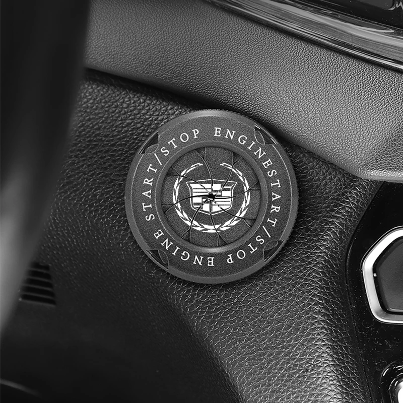 

Car One-key Start Rotating Protective Cover Decoration Accessories For Cadillac Escalade ATS BLS CTS CT4 CT5 CT6 EXT STS SLS SLR