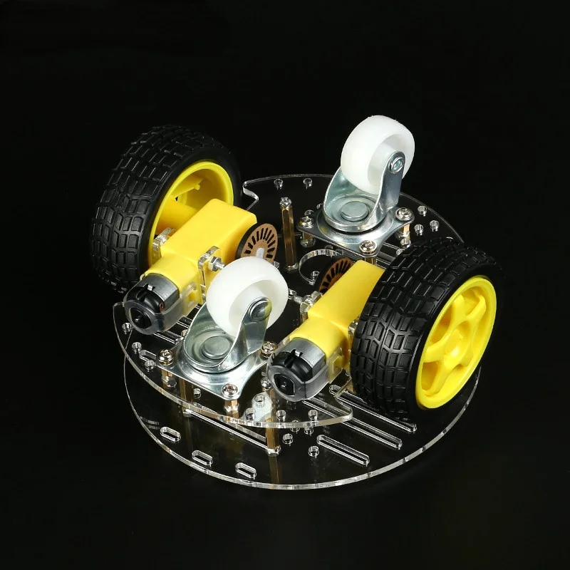 Комплект сделай сам умный робот-автомобиль электронное производство TT двигатель
