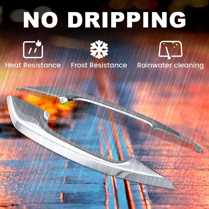 Хромированная накладка на переднюю внешнюю дверную ручку для A4 B9 Avant 2016-2023 A5 F5 Q5 FY