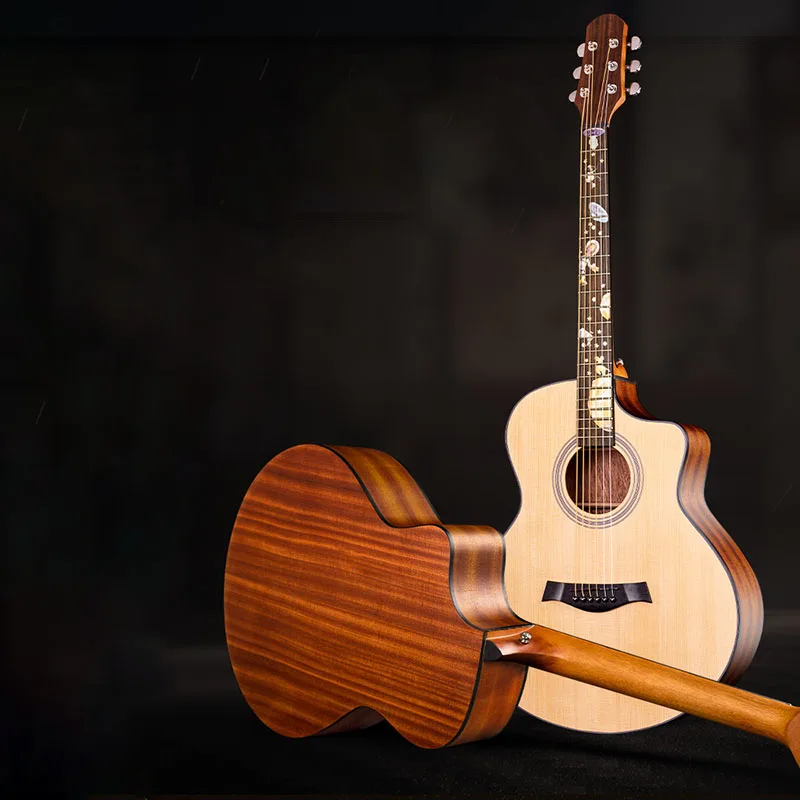 

Classic Travel Acoustic Guitar Bass Hollow Body Professional Resonator Guitar Practice Portable Guitarra Acustica Guitars
