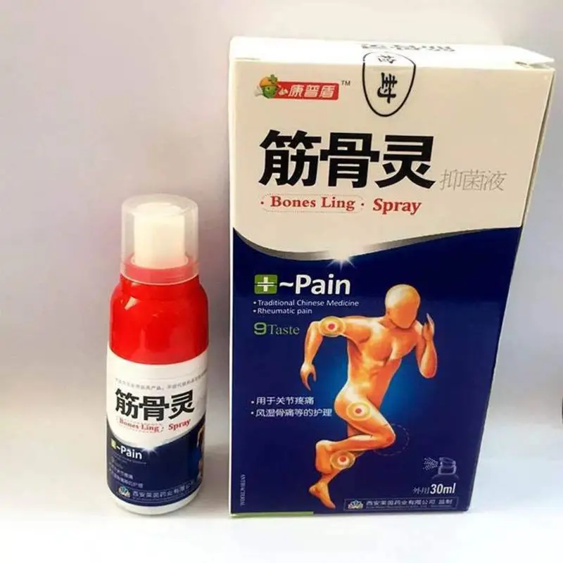 

30ml Chinese Herbal Medicine Pain Relief Spray Rheumatic Rheumatoid Arthritis Joint Muscle Pain Bruises Orthopedic Liquid