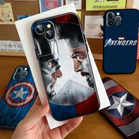 marvel avengers logo for iphone 13 12 11 pro max mini x xr xs max 6 6s 7 8 plus phone case liquid silicon silicone cover coque