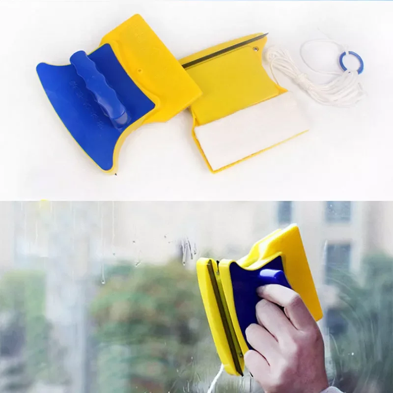 

NEW Window Glass Cleaner Handheld Double Sided Brush Home Magic Wiper Surface Tall Building Cleaning Tools