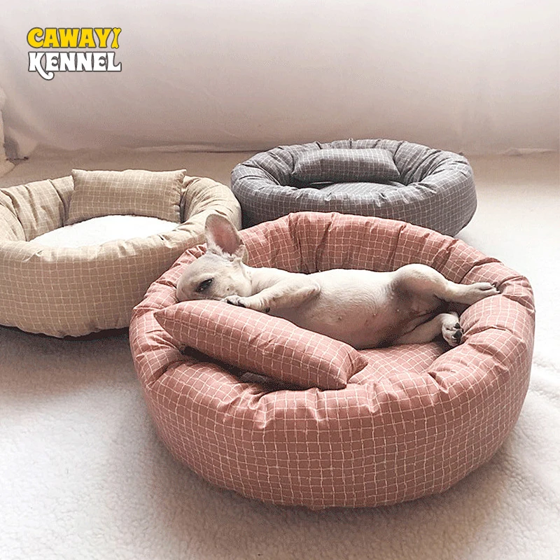 

CAWAYI KENNEL Soft Pet House Dog Bed for Dogs Cats Small Animals Products Cama Perro Hondenmand Panier Chien Legowisko Dla Psa