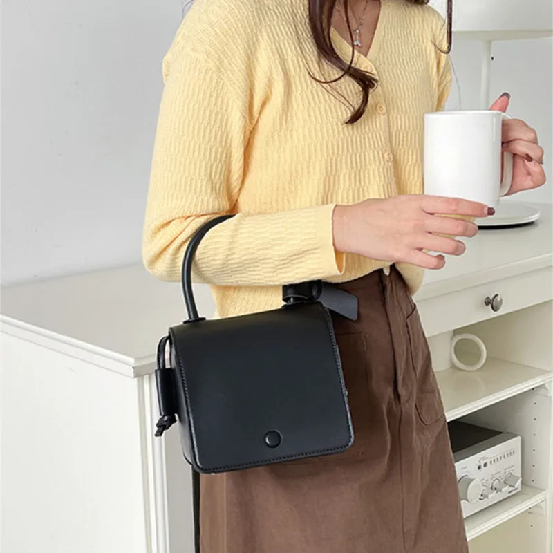 New Fashion Female Shoulder Messenger Bags 2022 Spring Summer High Quality Simple Small Versatile Square Bags Lady Handbag