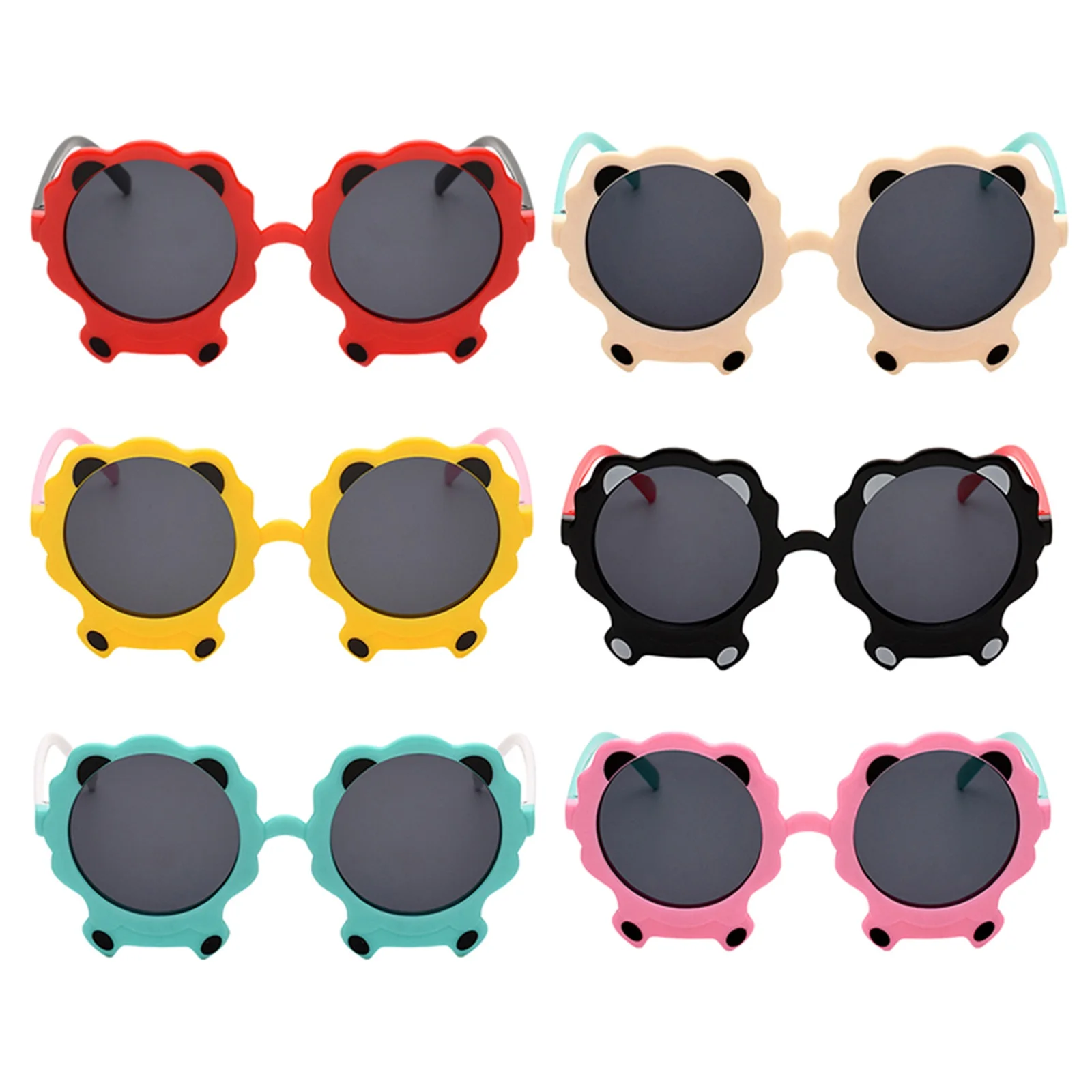 

Детские дневные креативные забавные солнцезащитные очки с защитой от УФ-лучей аксессуар для фотосъемки