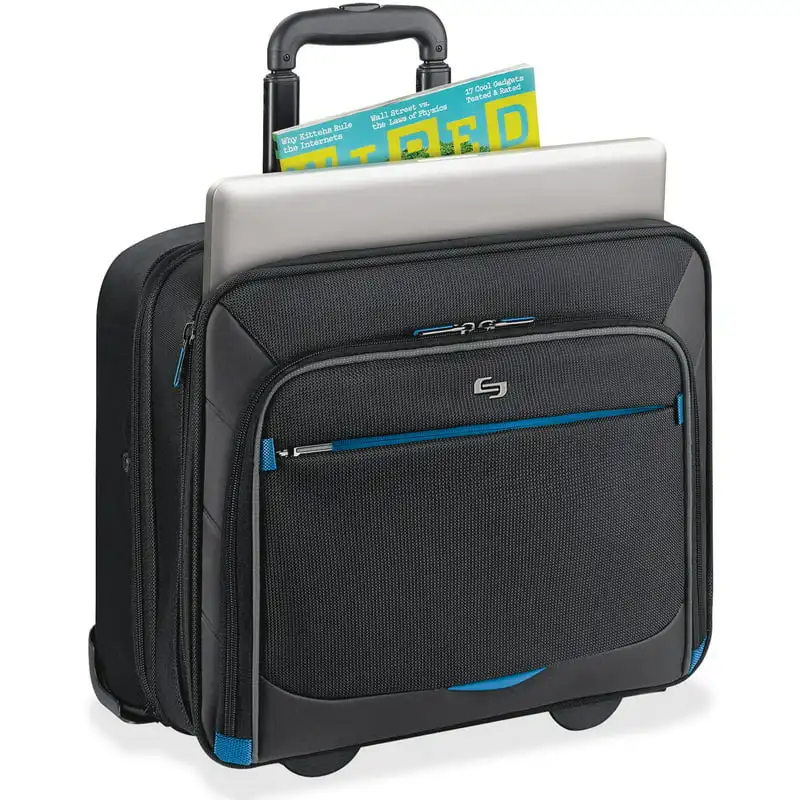 

7.75 in. x 14.5 in. x 14.5 in. Active Rolling Overnighter Case - Black