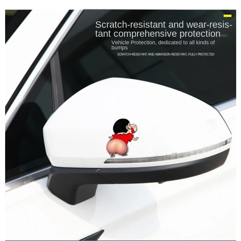 2 шт. Crayon Shin-chan Guard Anti Chafing протектор автомобильной двери стык бампер рельефный