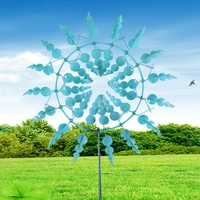 unique garden windmill solar magical metal outdoor wind spinner kinetic metal wind spinners for outdoor lawn garden decorative