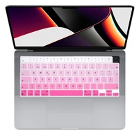 keyboard protector for macbook air 13 m2 a2681 pro14 m 16 m1 max 2022 2020 silicone transparent clear film us eu a2442 a2485