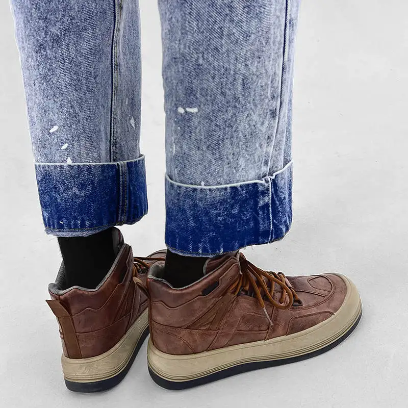 

High-Heeled Runners Sneakers Men Height-High Vulcanized Shoes Height Increasing Luxury Shoes Zapatillaa Moccasins Men Tennis