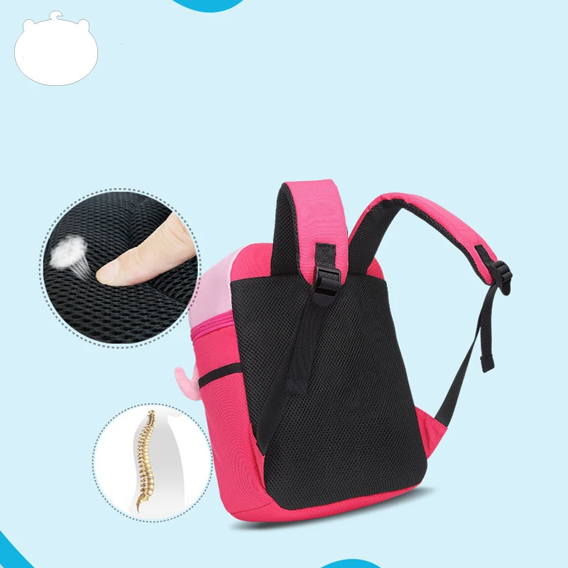 MRLD Children's Cartoon Animal Fashion Backpack Kids Cute Unicorn Schoolbag 3-5Years Student Bags Baby Boys Girls Light Backpack