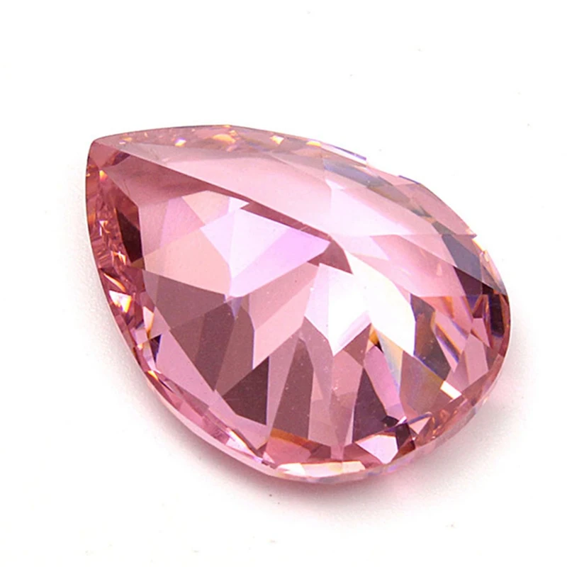 

Розовый искусственный циркон, огранка груша, 30.10CT