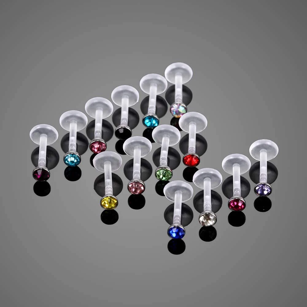 10 шт. серьги-гвоздики для губ