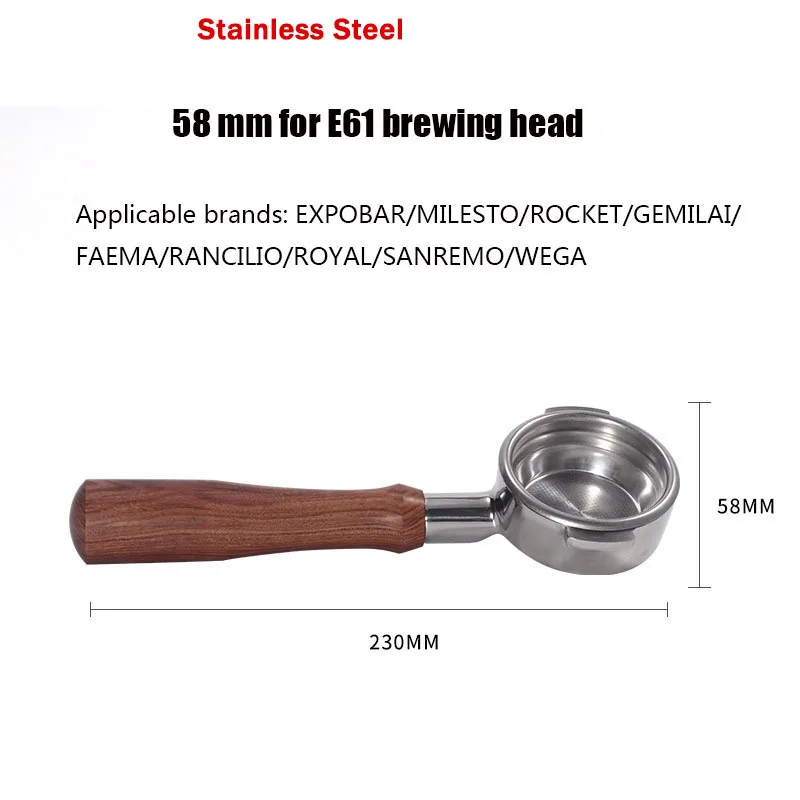 

Ручка для кофемашины LFFDMJ 58 мм нержавеющая сталь