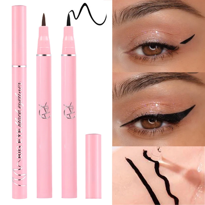 

Quick-dryingLiquid Eyeliner Waterproof Matte Natural Lasting Black Brown Eyeliner Pen Beauty Korean Eyes Makeup Cosmetics Tools