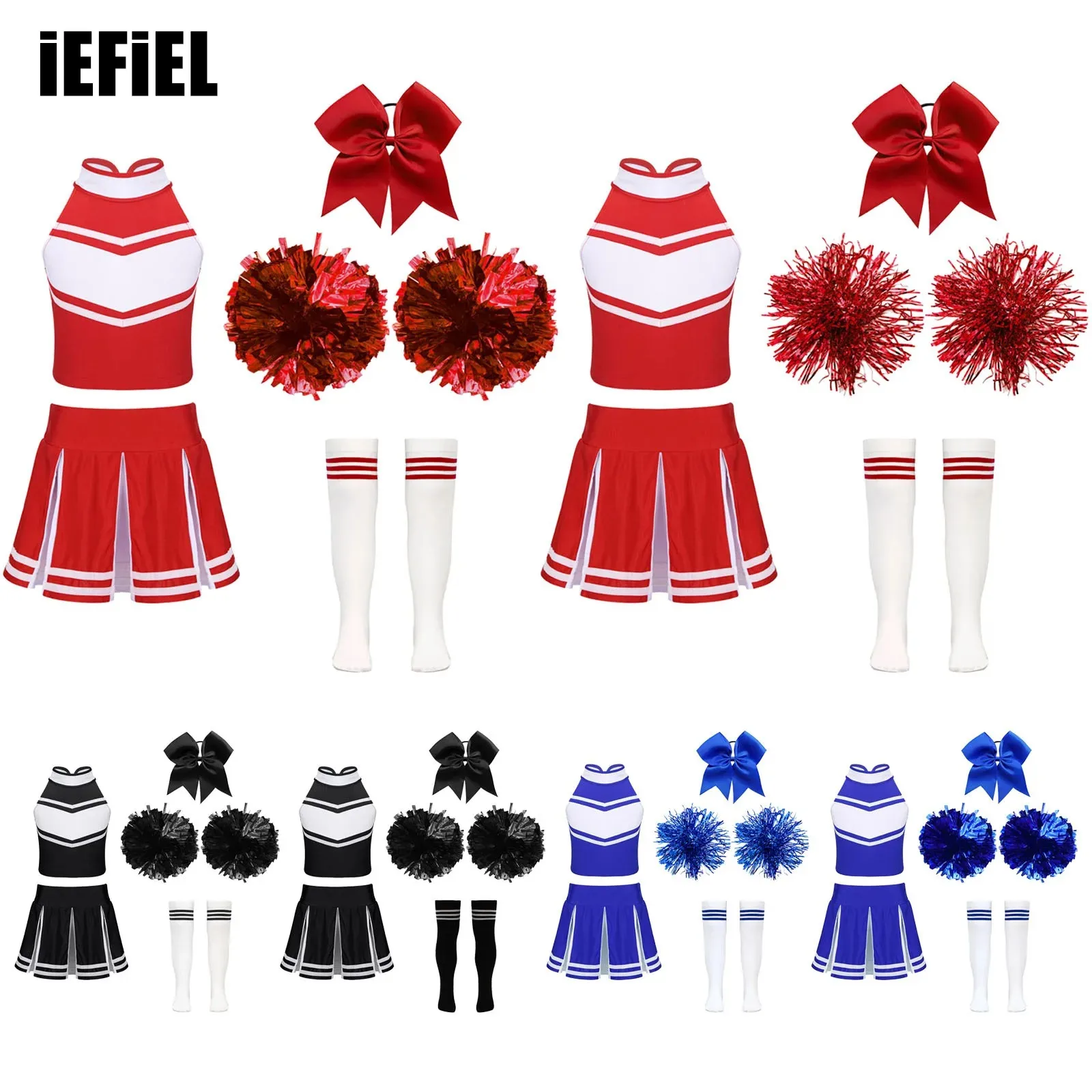 Детский костюм для девочек без рукавов топы на молнии плиссированная юбка с