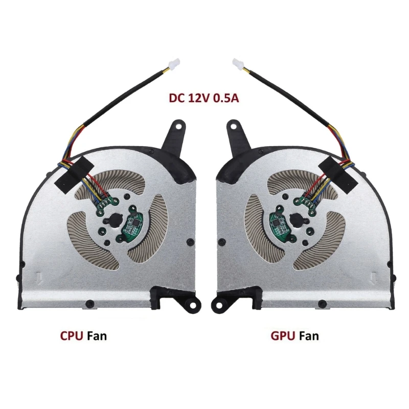 

CPU GPU Cooling Fan for Gigabyte AERO15 OLED 17 RP77 RP75W RP75 RP77XA Laptop Cooler Radiator Fan Notebook Cooling Fan 45BA