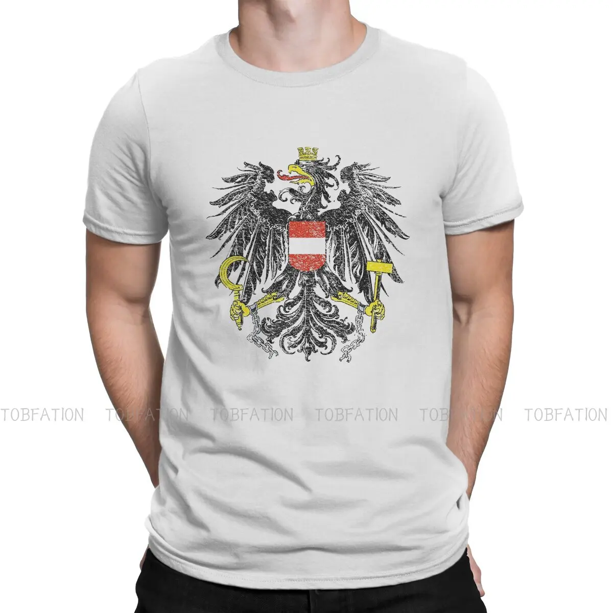 

AUSTRIA COAT OF ARMS FEDERAL EAGLE Special TShirt Roman Empire Comfortable Hip Hop Gift Idea T Shirt Short Sleeve Hot Sale