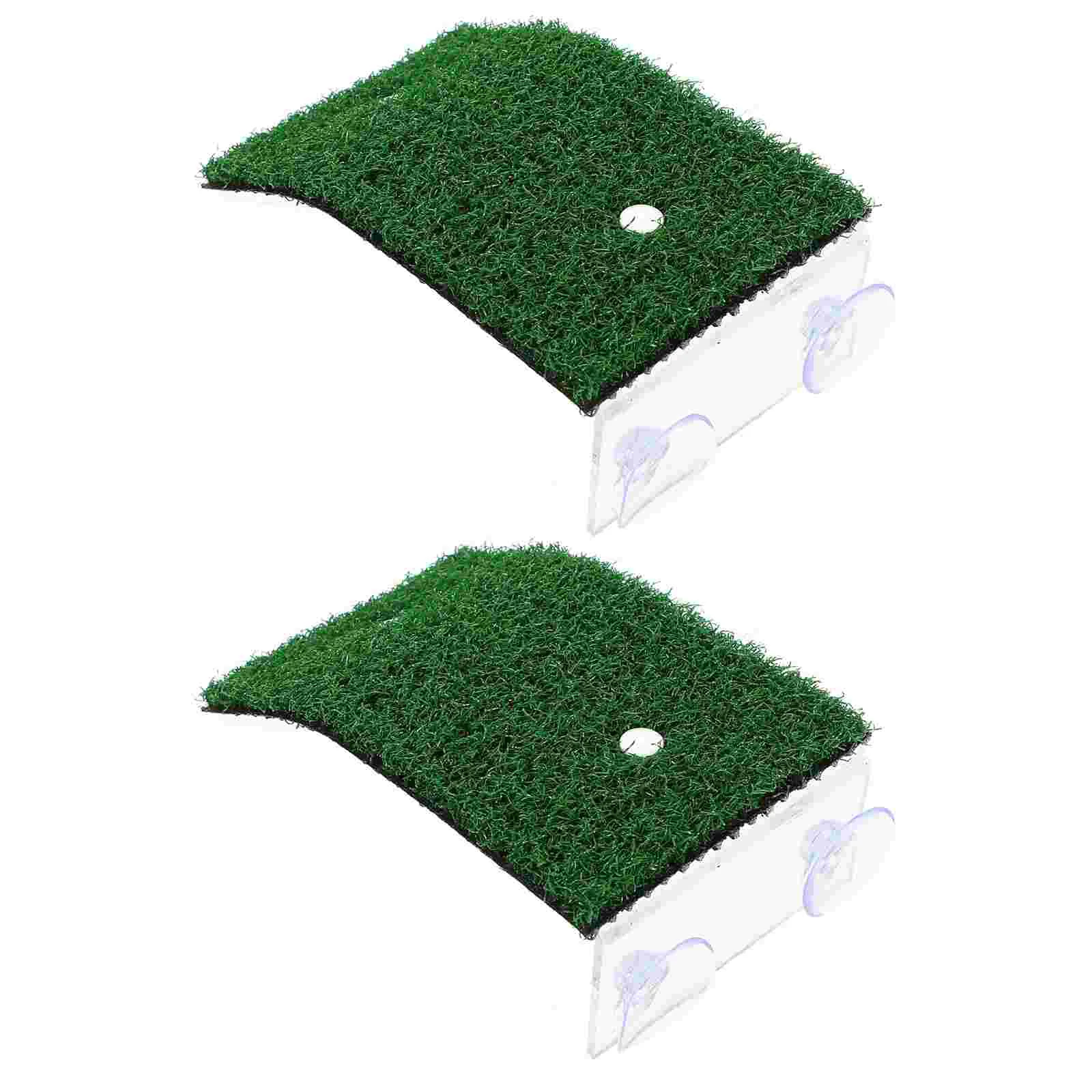 

2Pcs Decorative Turtle Platforms Wear-resistant Basking Platforms Acrylic Turtle Docks